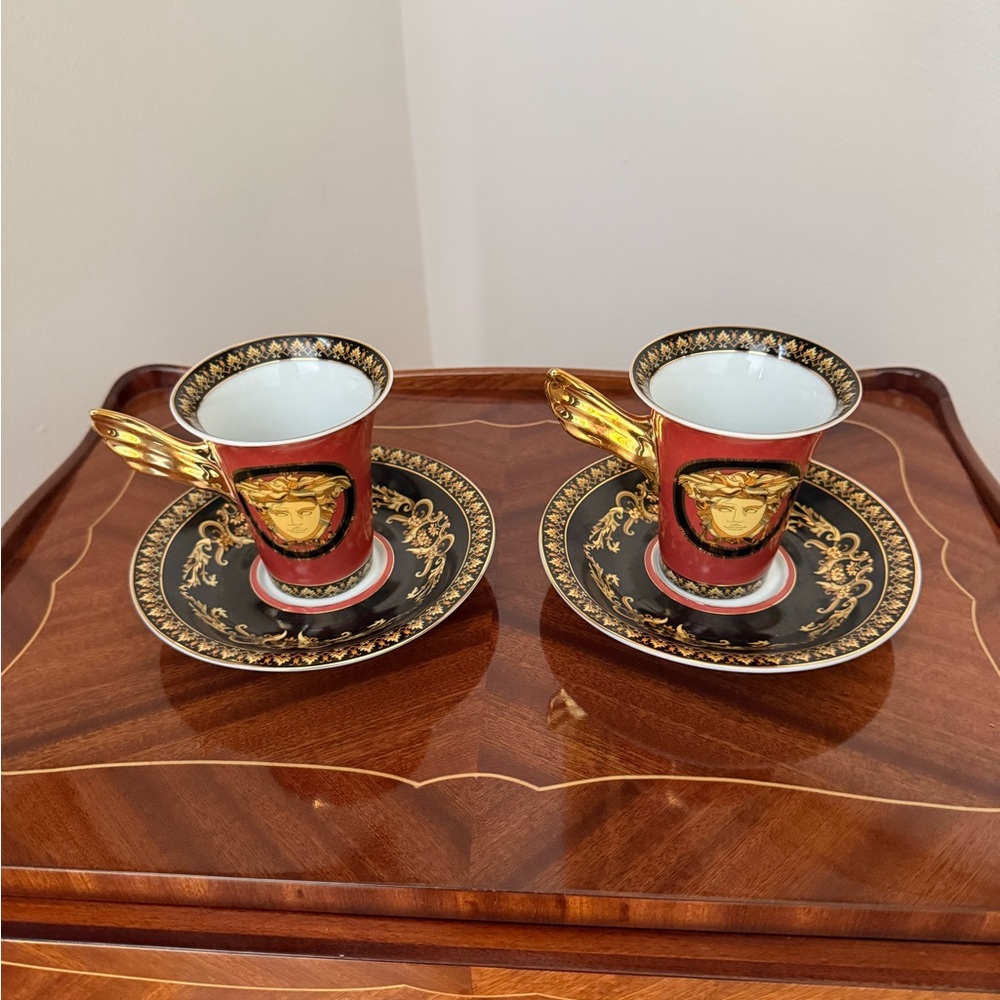 Versace Home, Medusa Coffee Cups and Saucers - Rosenthal  Versace collection - Picture 11 of 16
